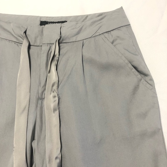 TAHARI NWT Pleated Trouser in Slate - Picture 5 of 9
